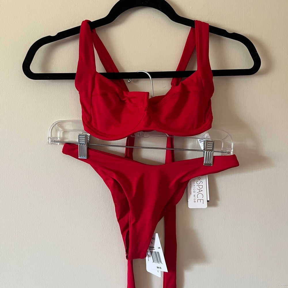 L*Space Vibrant Red Bikini Set